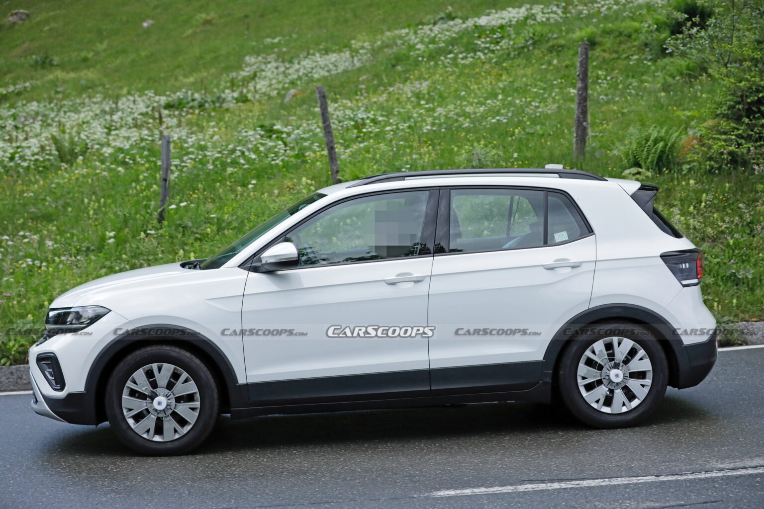 2024 VW T-Cross Spied Completely Undisguised Looking More Like A Baby T ...