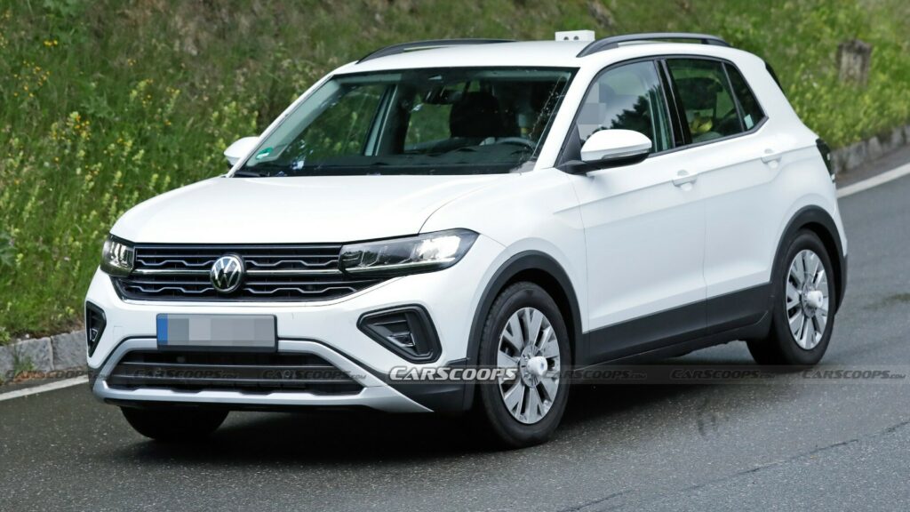 Facelifted VW T-Cross Swaps Heavy Disguise For Sticky-Tape Subterfuge