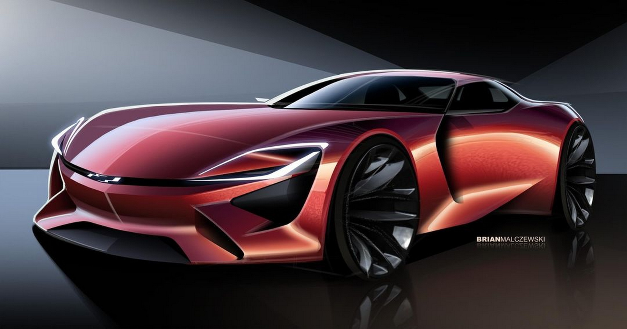 GM Design Center Shows Off Badass Camaro-Based Ute Sketch | Carscoops