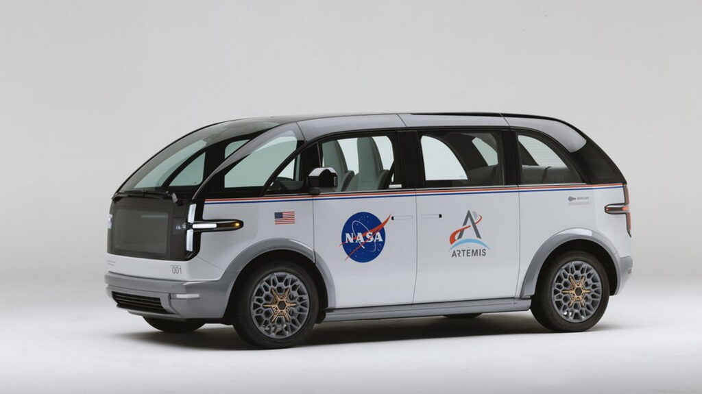  Canoo Delivers The Electric CTVs That Will Transport Astronauts To Launch Pad To NASA