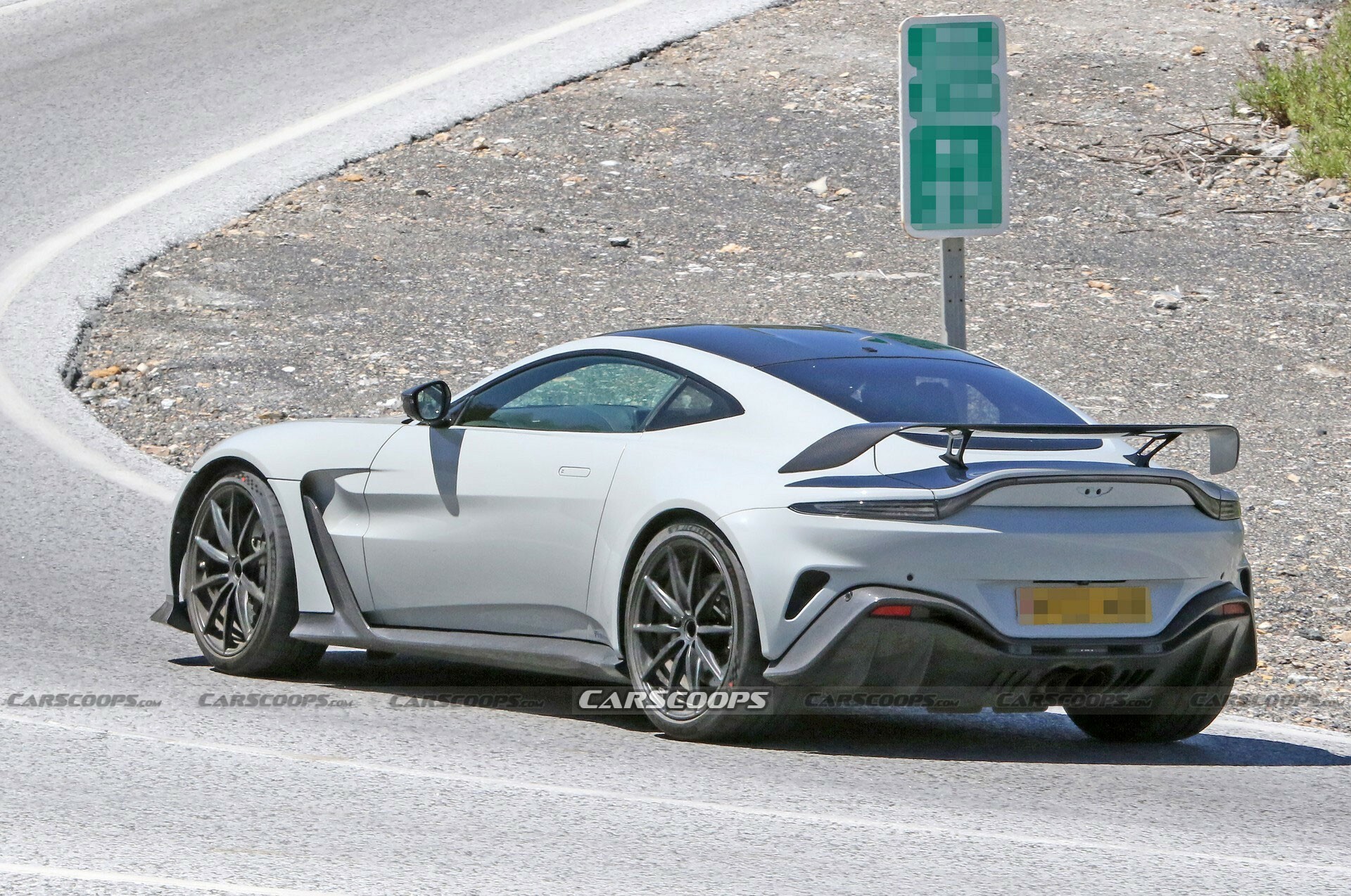 Aston Martin V12 Vantage Spied And Teased With Manual Gearbox, Debuts