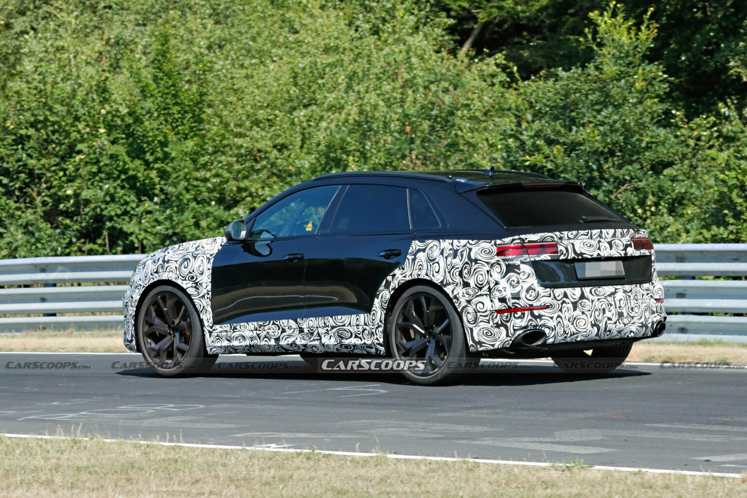 2024 Audi RS Q8 Shows Its Bigger Grin In New Spy Photos Carscoops