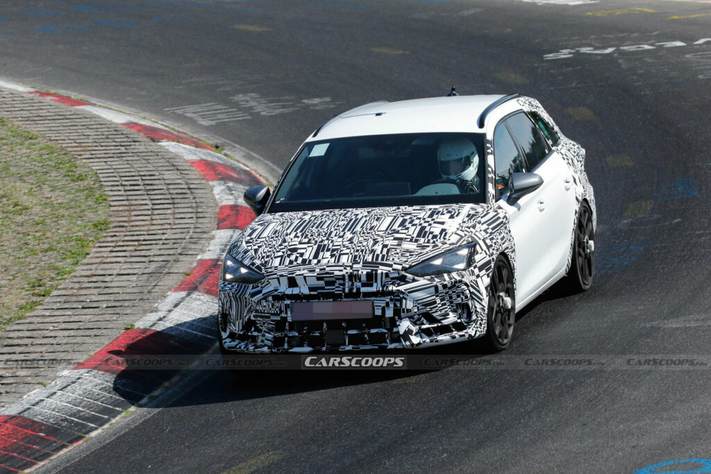 2024 Cupra Leon Sportstourer Spied Trying To Hide Its Seat Roots