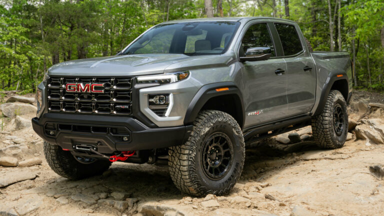 2024 GMC Canyon AT4X AEV Edition Debuts With Over A Foot Of Ground   2024 GMC Canyon AT4X AEV Ed 768x432 