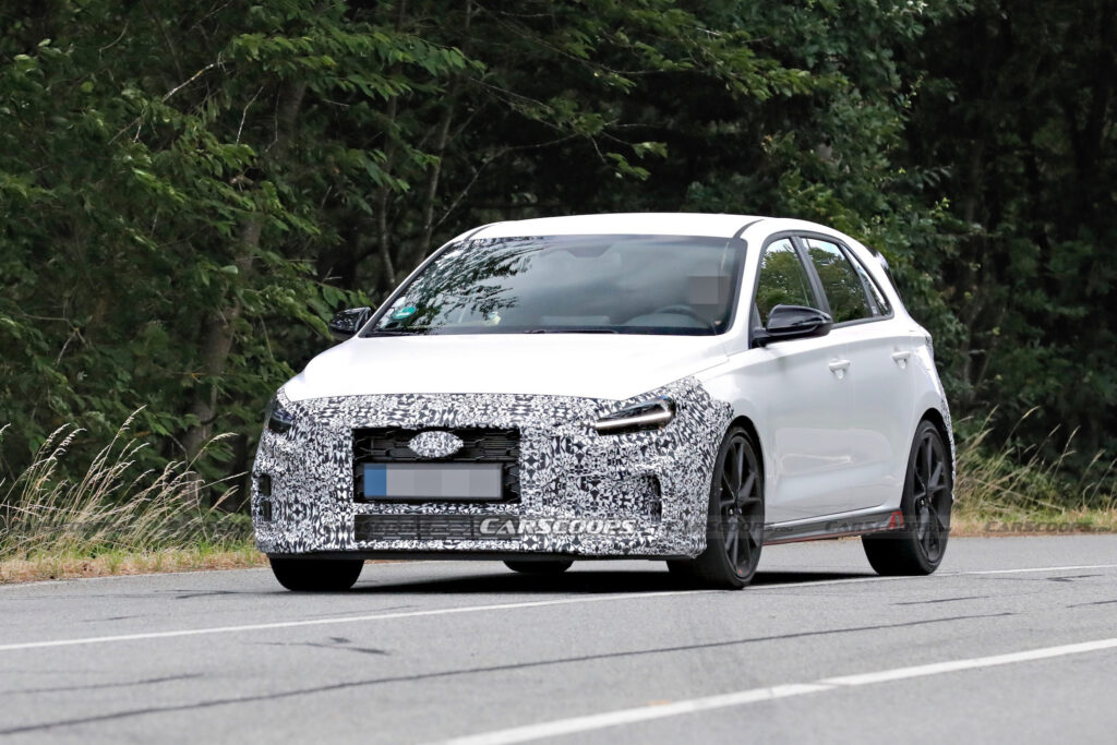 2024 Hyundai i30 N Hot Hatch Spied Hiding Possible Second Facelift