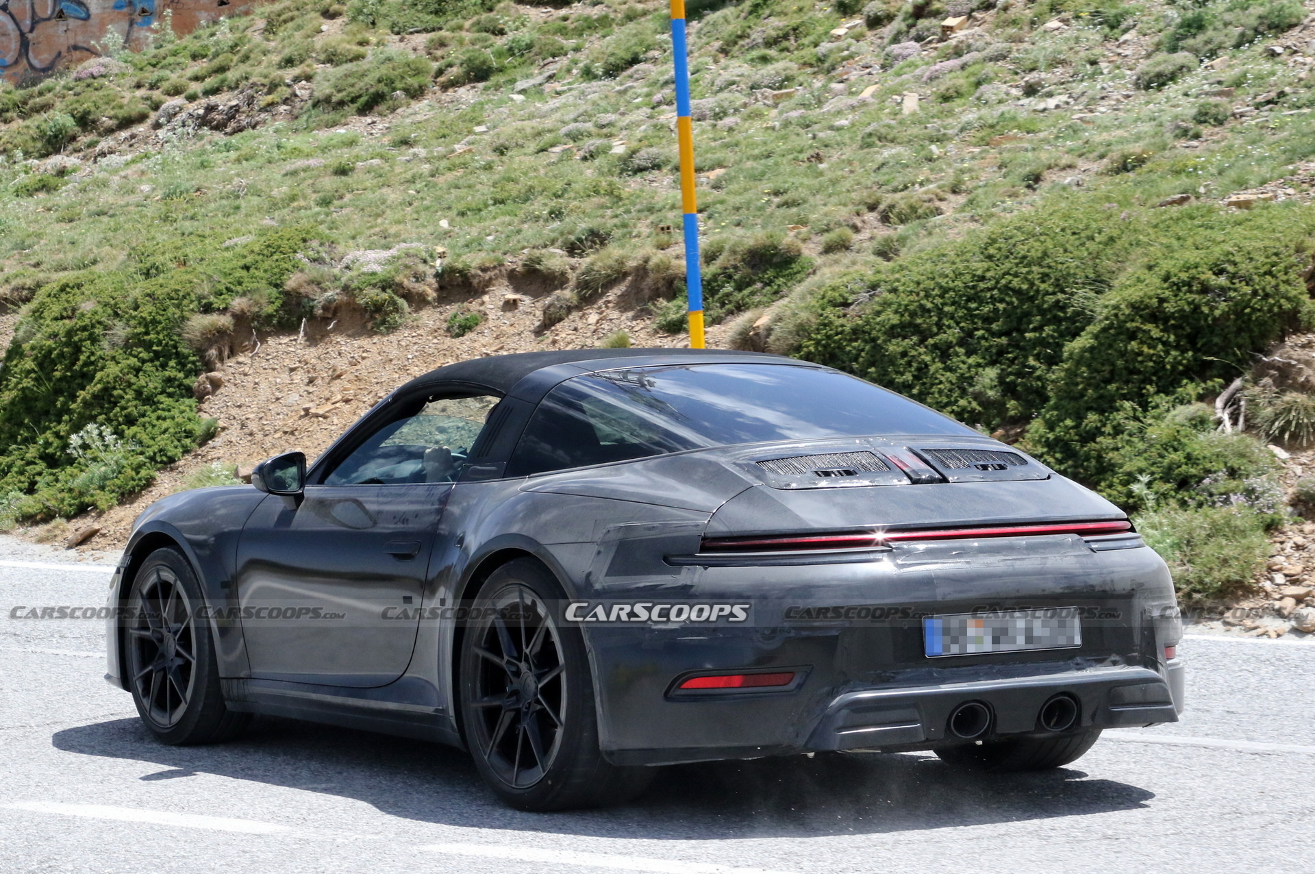 2024 Porsche 911 Targa Facelift Spied With Very Subtle Updates Carscoops