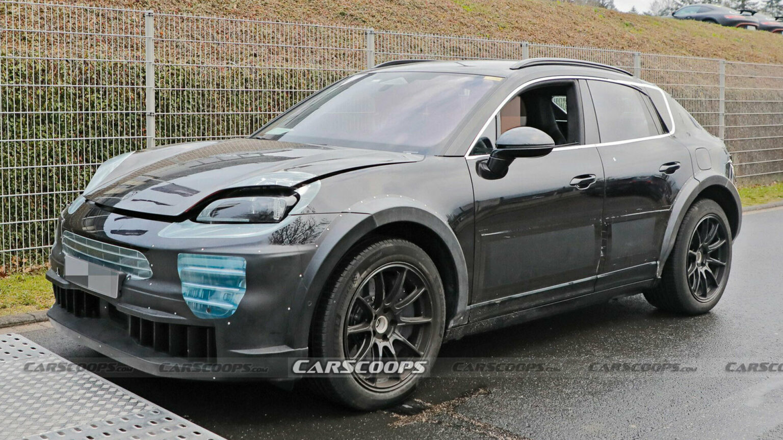 2026 Porsche Cayenne EV Spied For The First Time | Carscoops