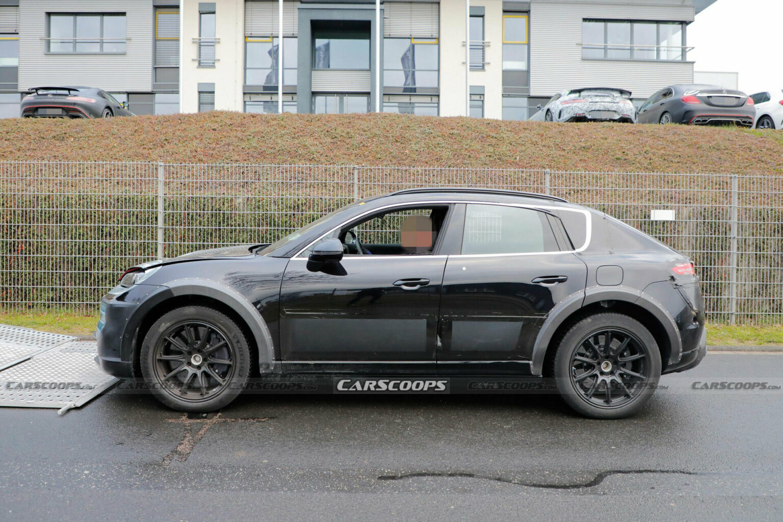 2026 Porsche Cayenne EV Spied For The First Time Carscoops