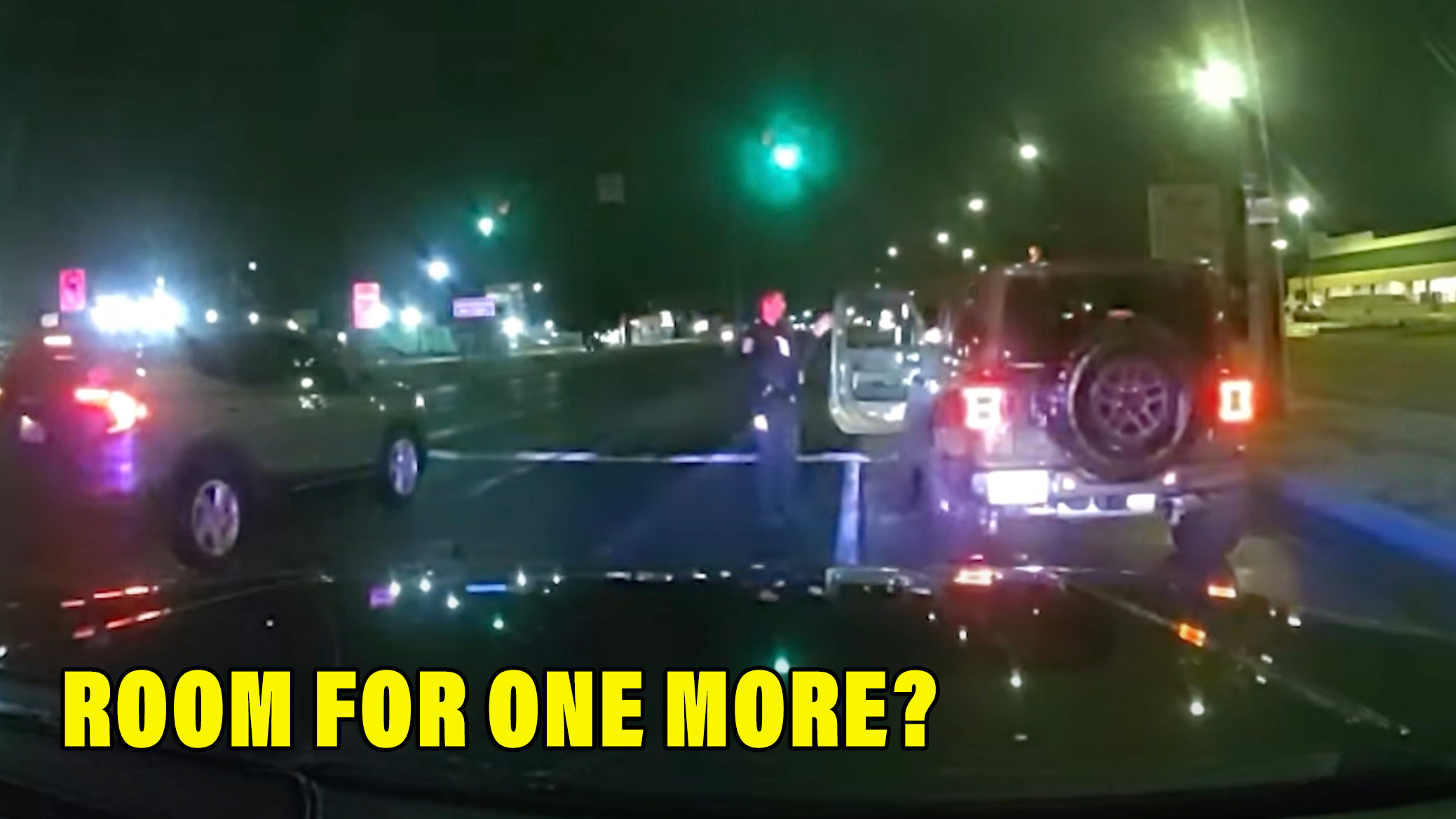 Watch A Cop Cling On To A Stolen Jeep When Driver Flees Traffic Stop ...