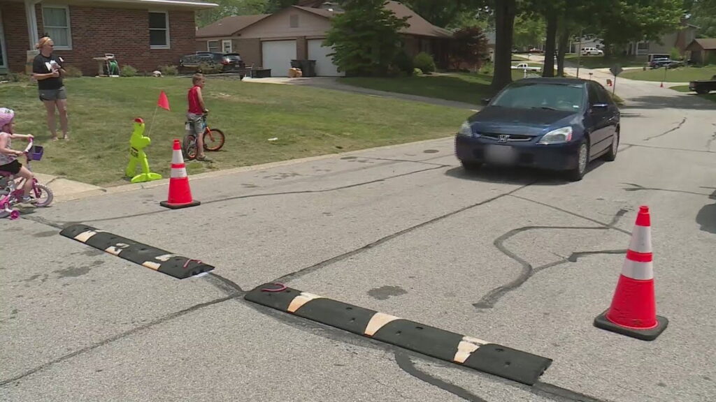  Man Puts Out His Own Speed Bumps So Kids Can Play In The Street After City Denies Him