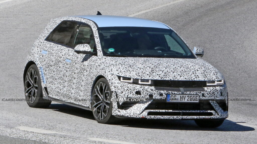  Hyundai Ioniq 5 N Peels Back Camo Ahead Of Imminent Goodwood Debut