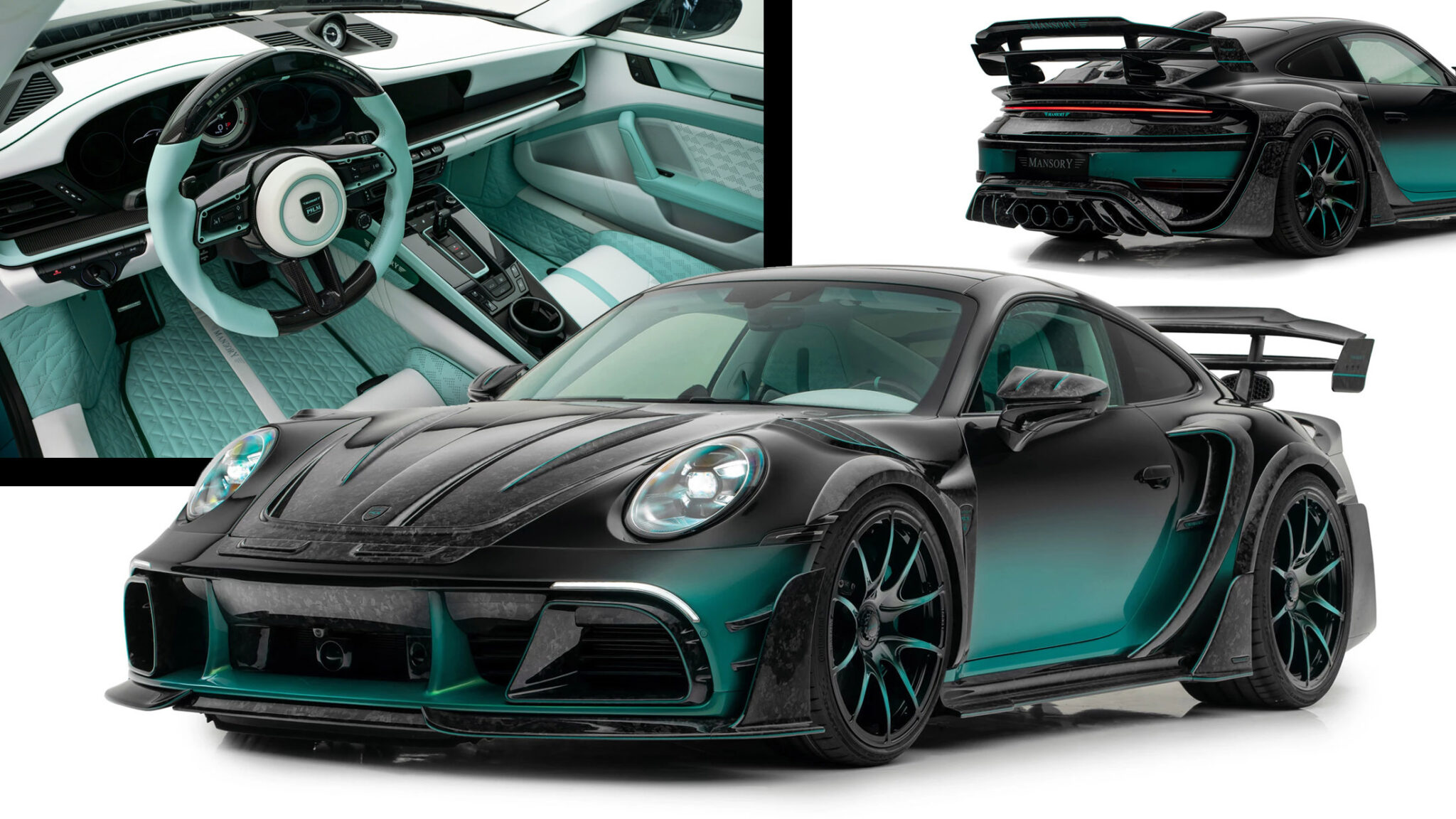 Mansory’s Wild Porsche 911 Turbo S Has 900 HP And Carbon Armor