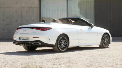 2024 Mercedes-Benz CLE Cabriolet Shows More Of Its Topless Silhouette ...