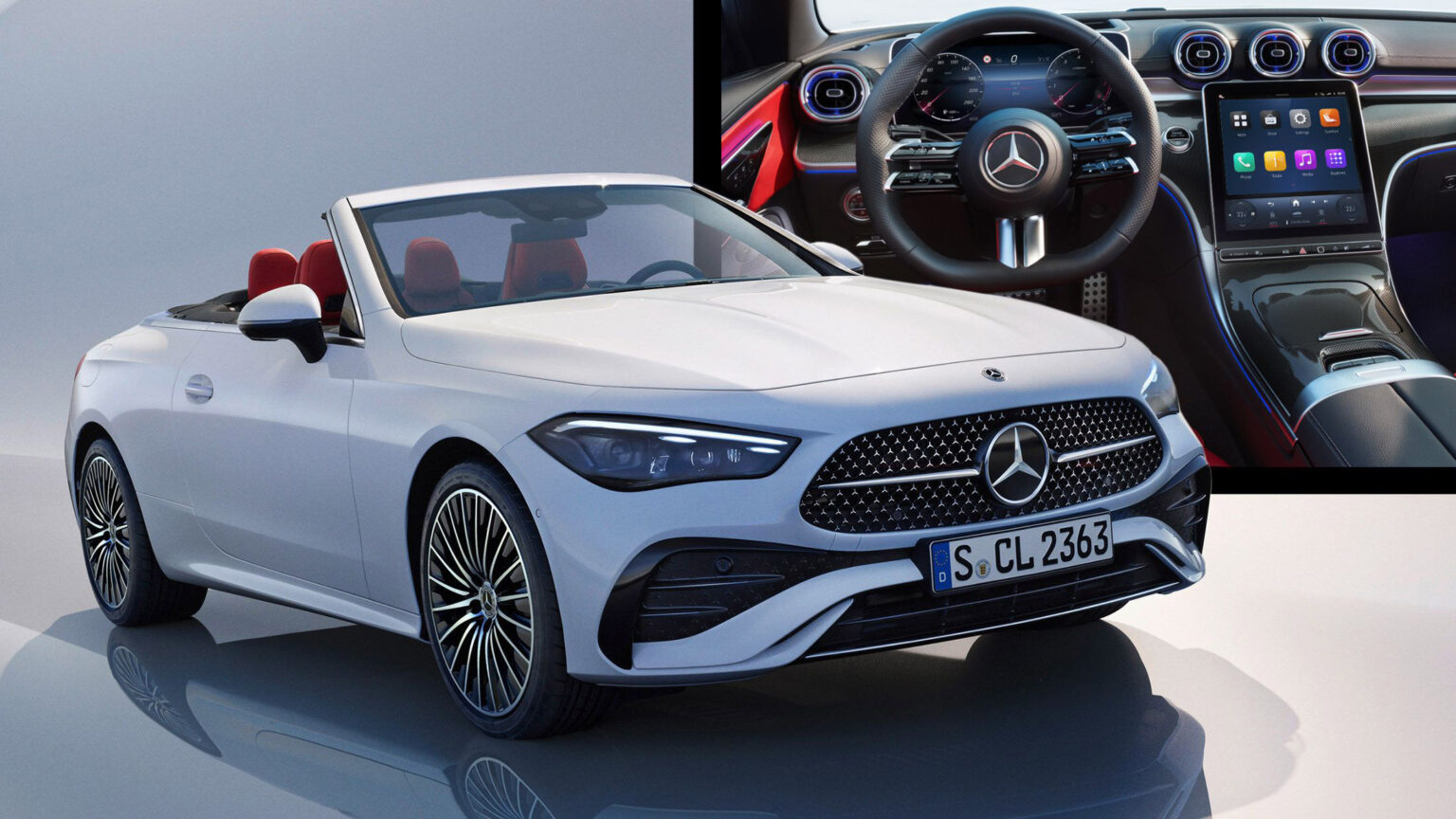 2024 Mercedes-Benz CLE Cabriolet Shows More Of Its Topless Silhouette ...