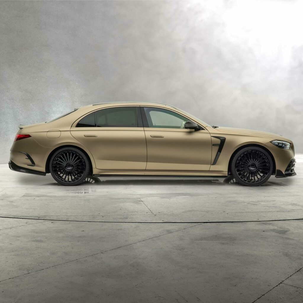 Mansory's Mercedes S-Class Gets a Subtle Makeover With Kalahari Gold Paint