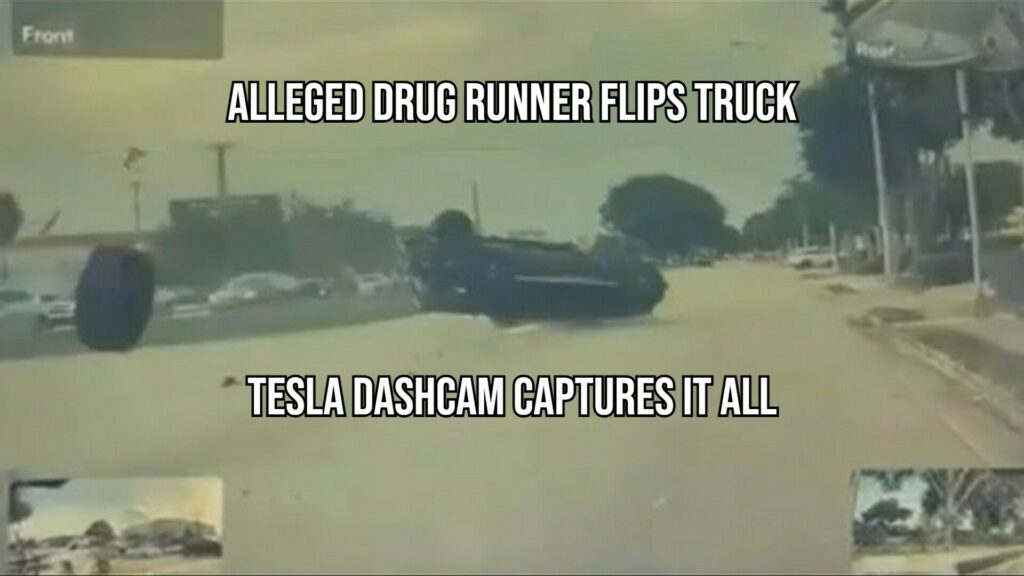  Wild Video Captured On Tesla Dashcam Reveals Dramatic Ending To Police Chase In Florida
