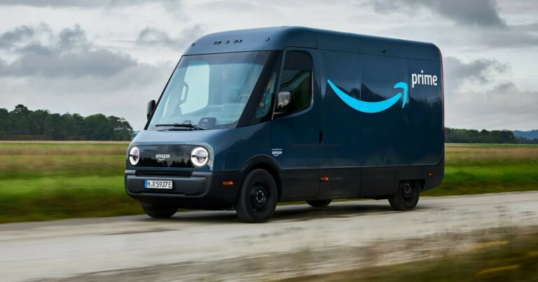 Amazon Starts Making European Deliveries With All-Electric Rivian Van ...