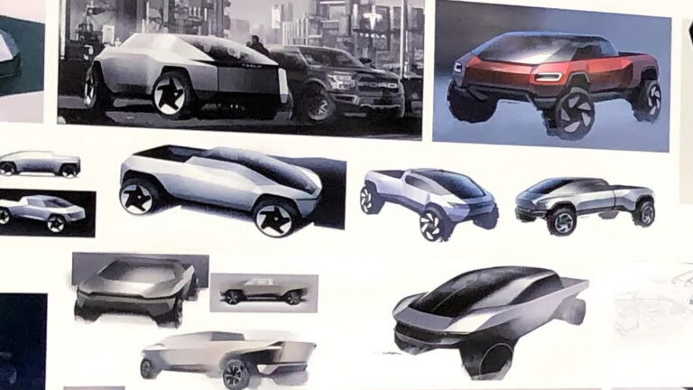 Tesla Cybertruck: See The Early Designs That Didn’t Make The Cut ...