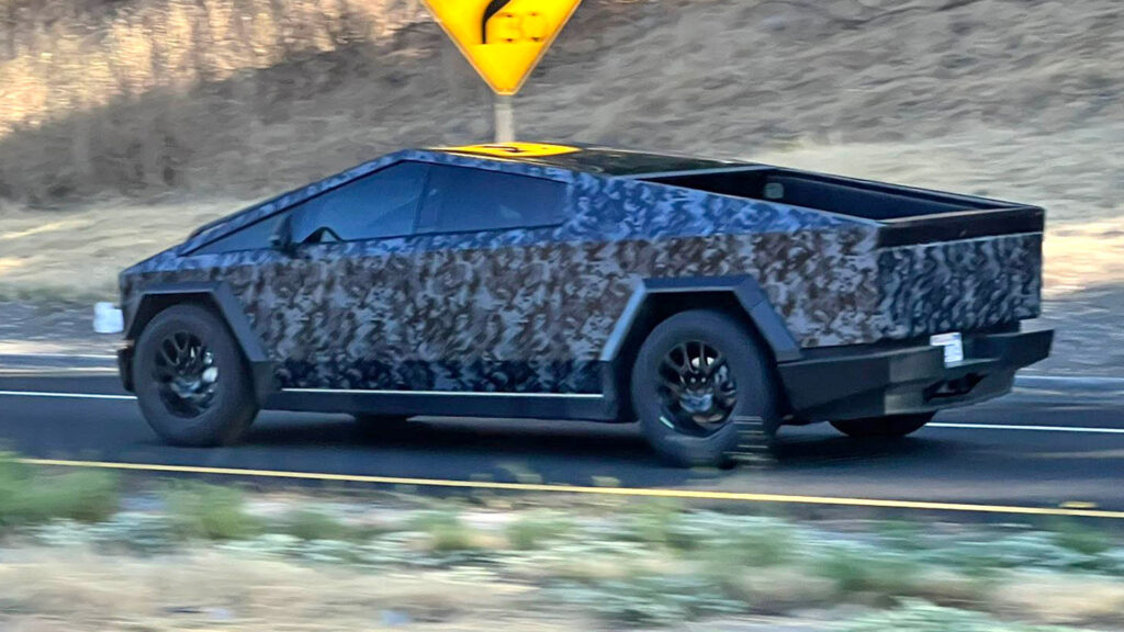  Dark Camo Wrap Could Be Perfect For The Tesla Cybertruck