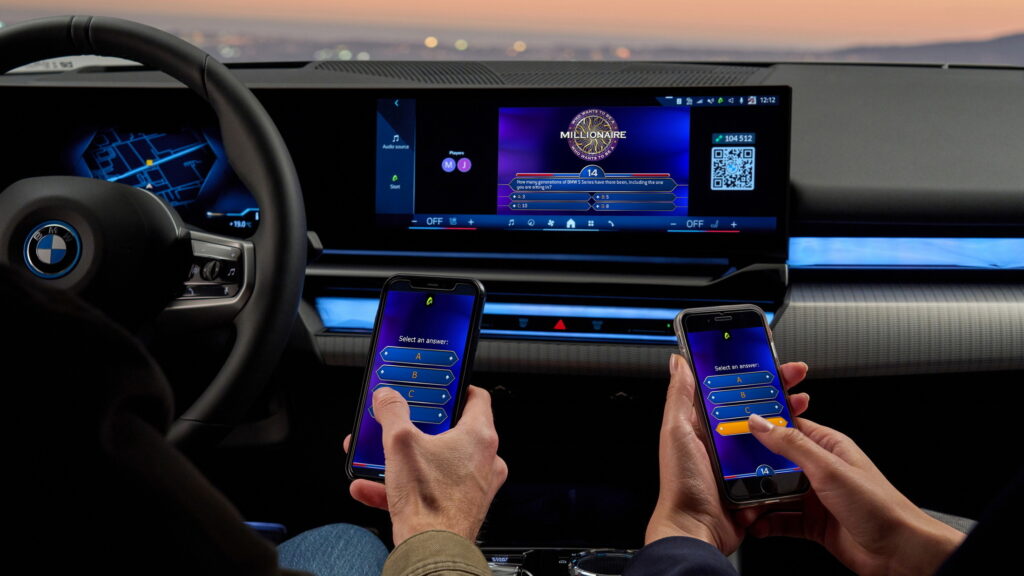  The BMW i5 Will Soon Ask Its Drivers ‘Who Wants To Be A Millionaire?’ Thanks To AirConsole App