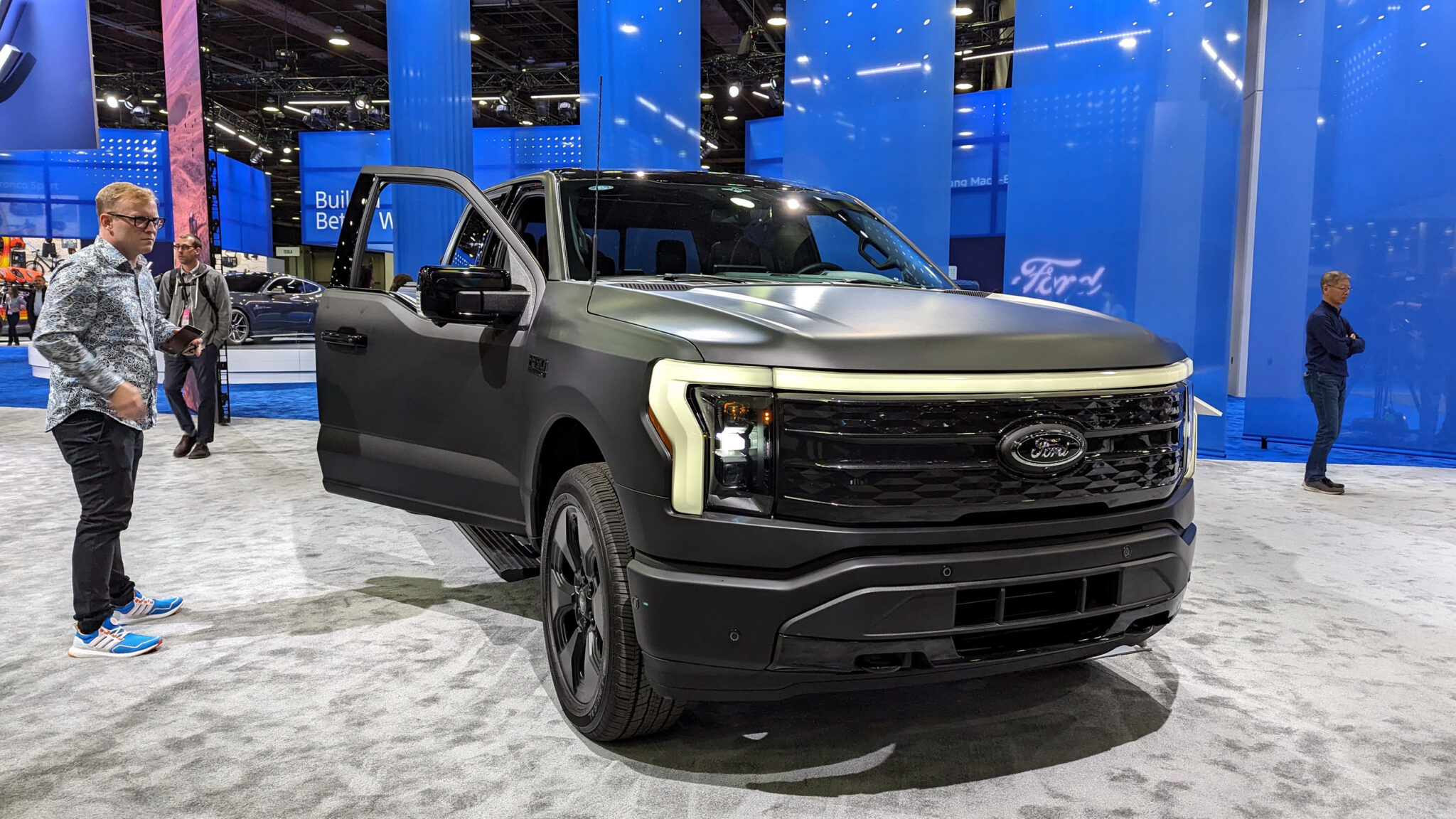 Stealthy 2024 Ford F150 Lightning Platinum Black Is The Perfect Truck