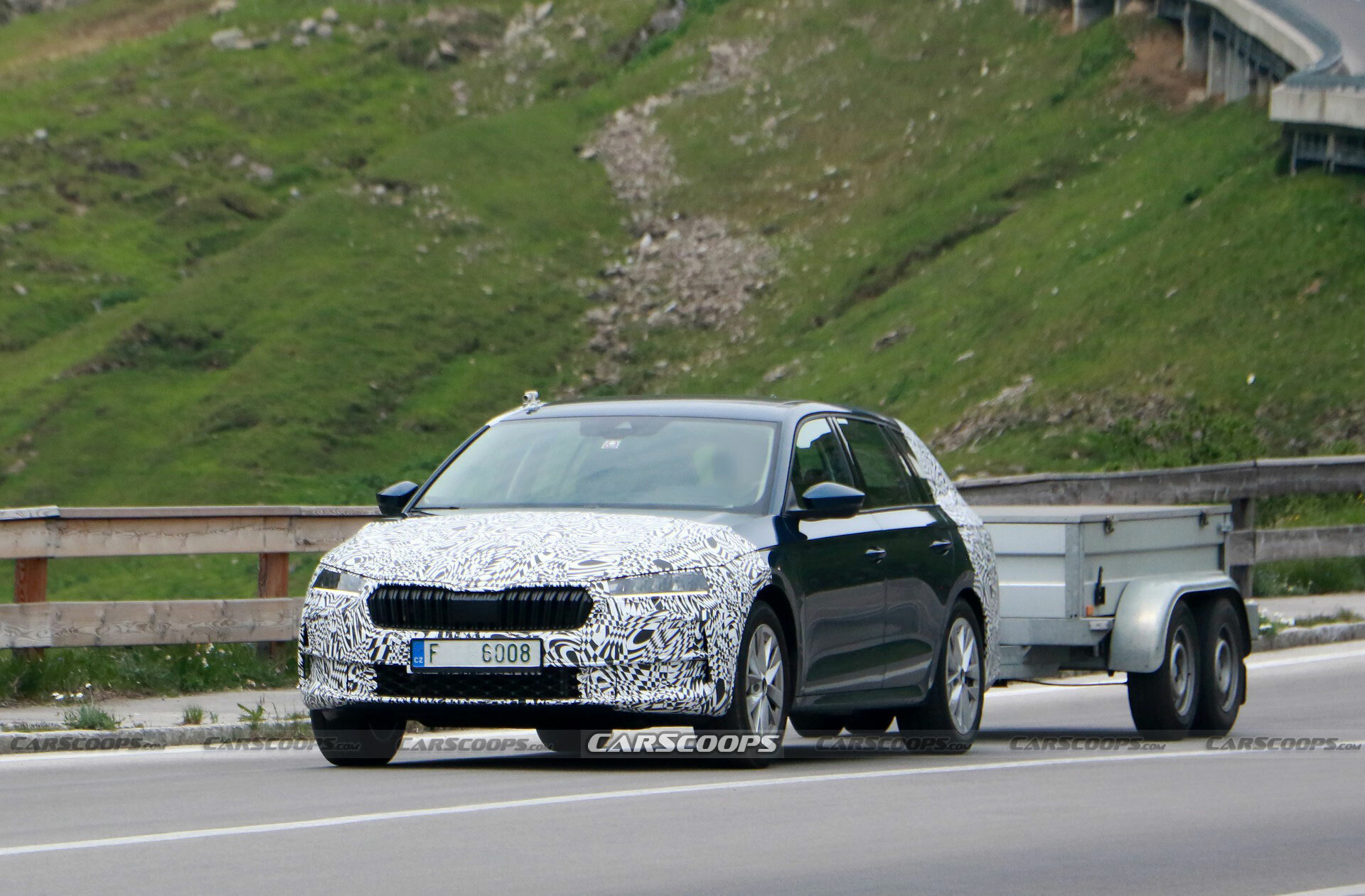 2024 Skoda Octavia Spied With Revised Styling And Updated Interior ...