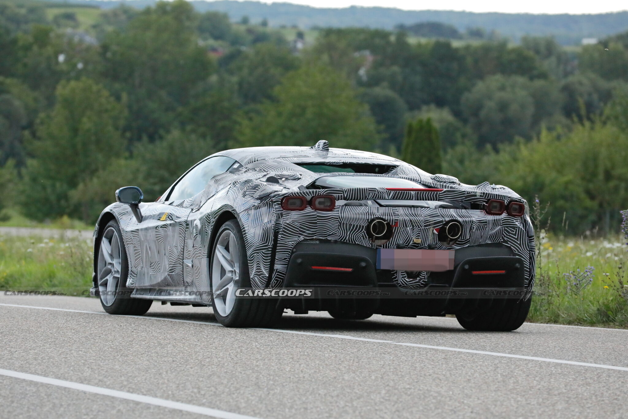 Ferrari Caught Testing Followup To The SF90 Hybrid For The First Time ...