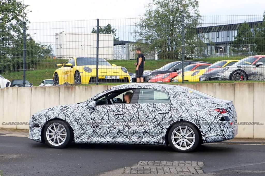 2025 Mercedes CLA EV Spied For The First Time With Production Lighting