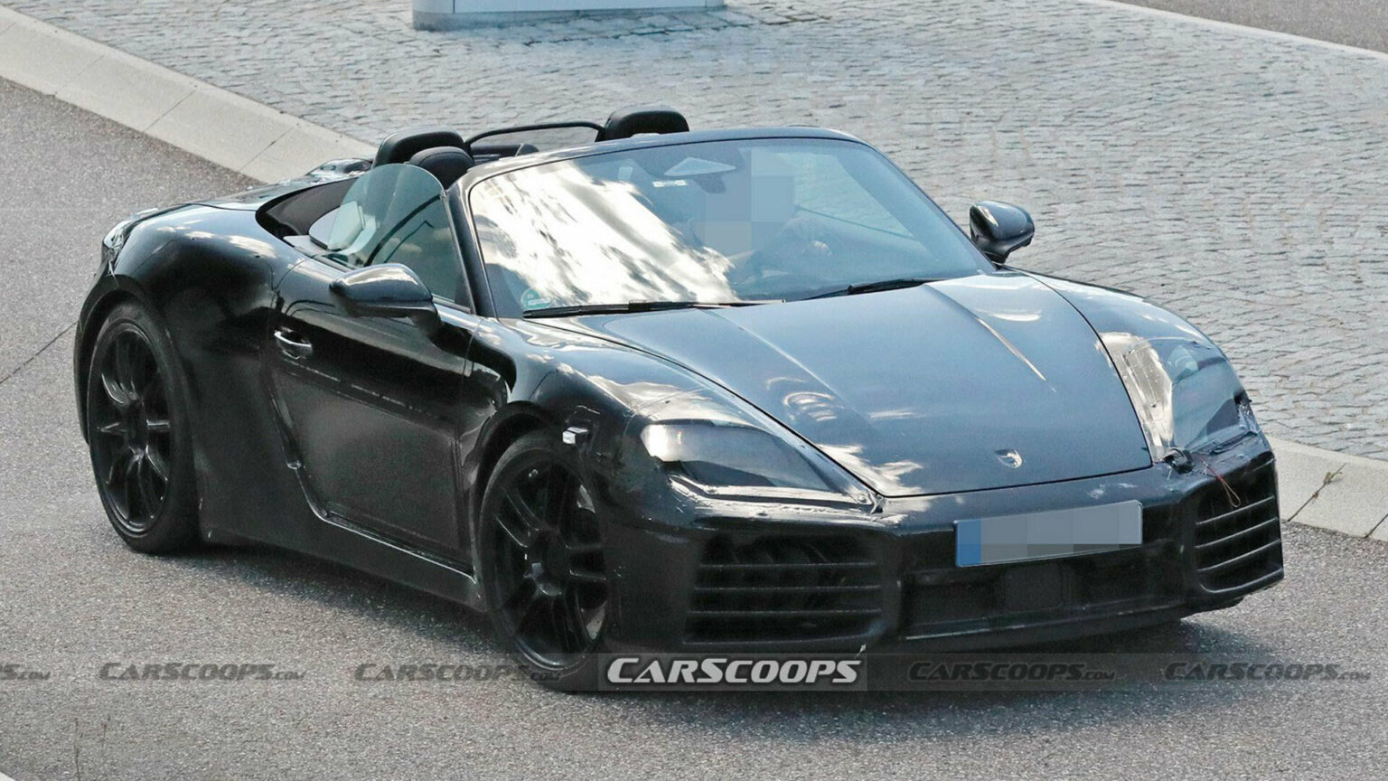 2025 Porsche 718 Boxster EV Spied As An Edgier, Electric Roadster