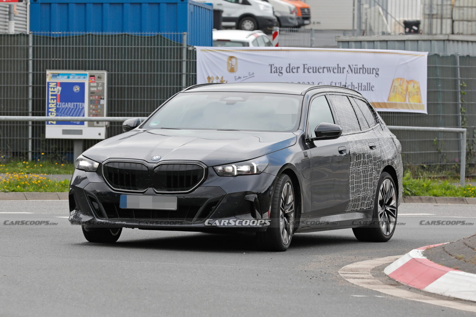 2024 BMW i5 Touring Electric Wagon Spotted Around The Nurburgring