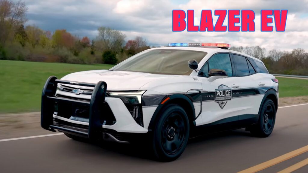  Chevy Blazer EV Cop Car Carries 105 kWh Of Power