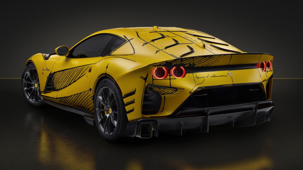 One-Off Ferrari 812 Competizione Looks Like It Escaped From Chief Designer's Sketchbook | Carscoops