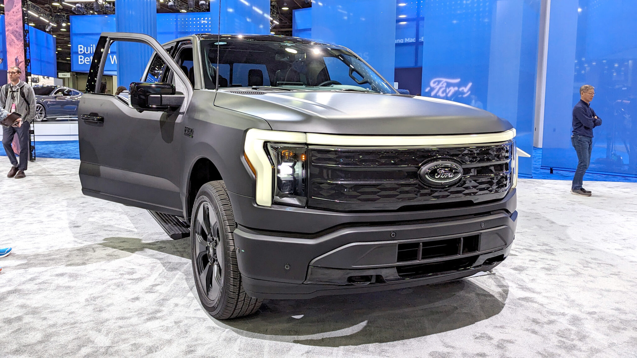 Stealthy 2024 Ford F150 Lightning Platinum Black Is The Perfect Truck