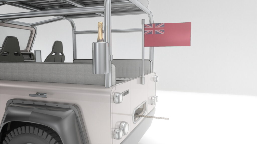     Le dernier électromod d'Everrati est un Land Rover Defender conçu pour les propriétaires de yachts