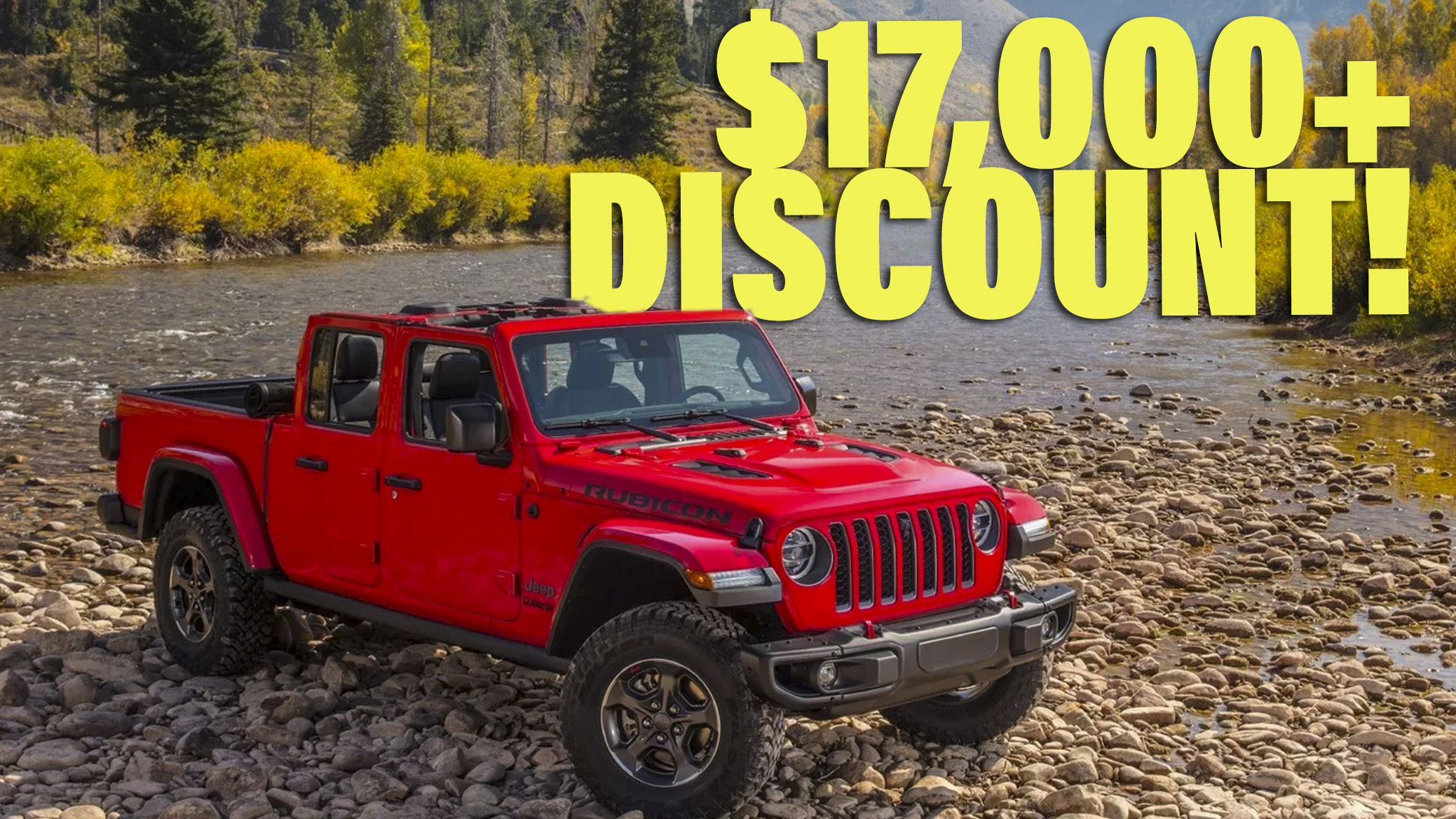 Jeep Gladiator Discounts Reach $17,000 As Dealers Try To Clear Out