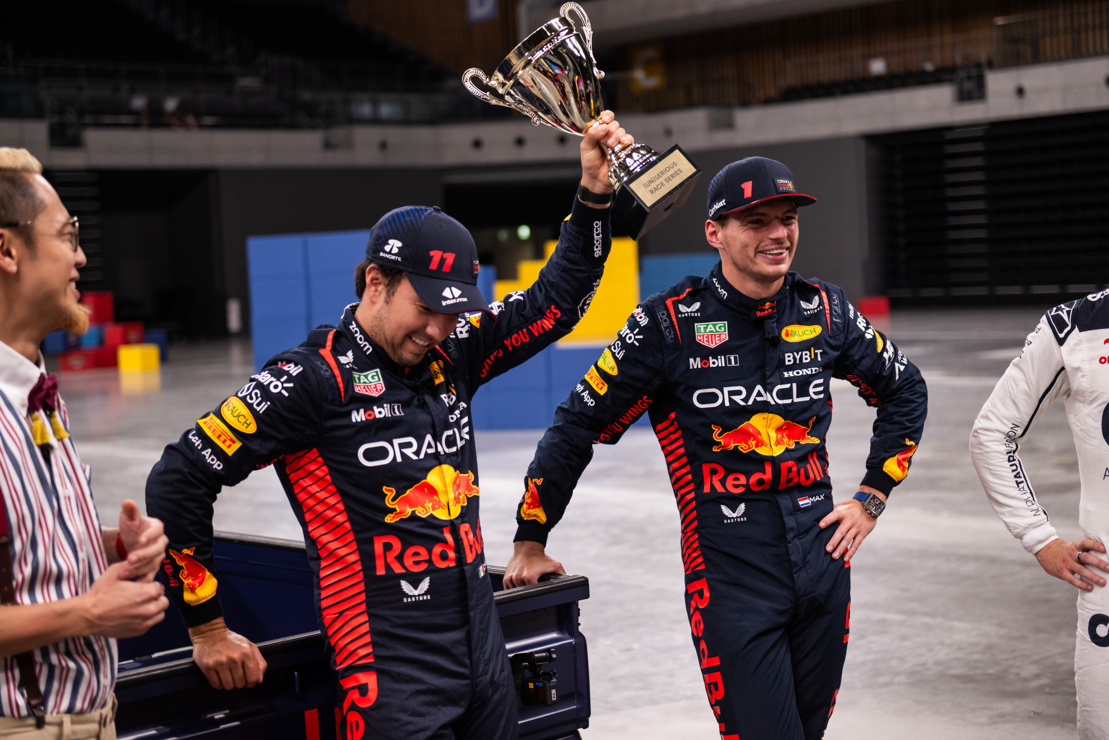 Watch Red Bull’s F1 Drivers Race Blindfolded In Kei Trucks | Carscoops