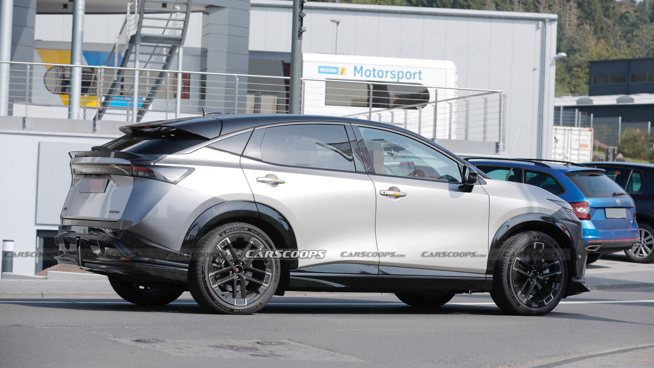 Sporty 2024 Nissan Ariya NISMO Caught Testing At The Nurburgring