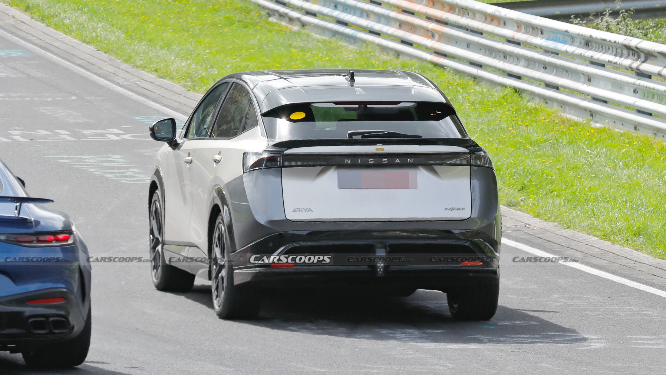 Sporty 2024 Nissan Ariya NISMO Caught Testing At The Nurburgring