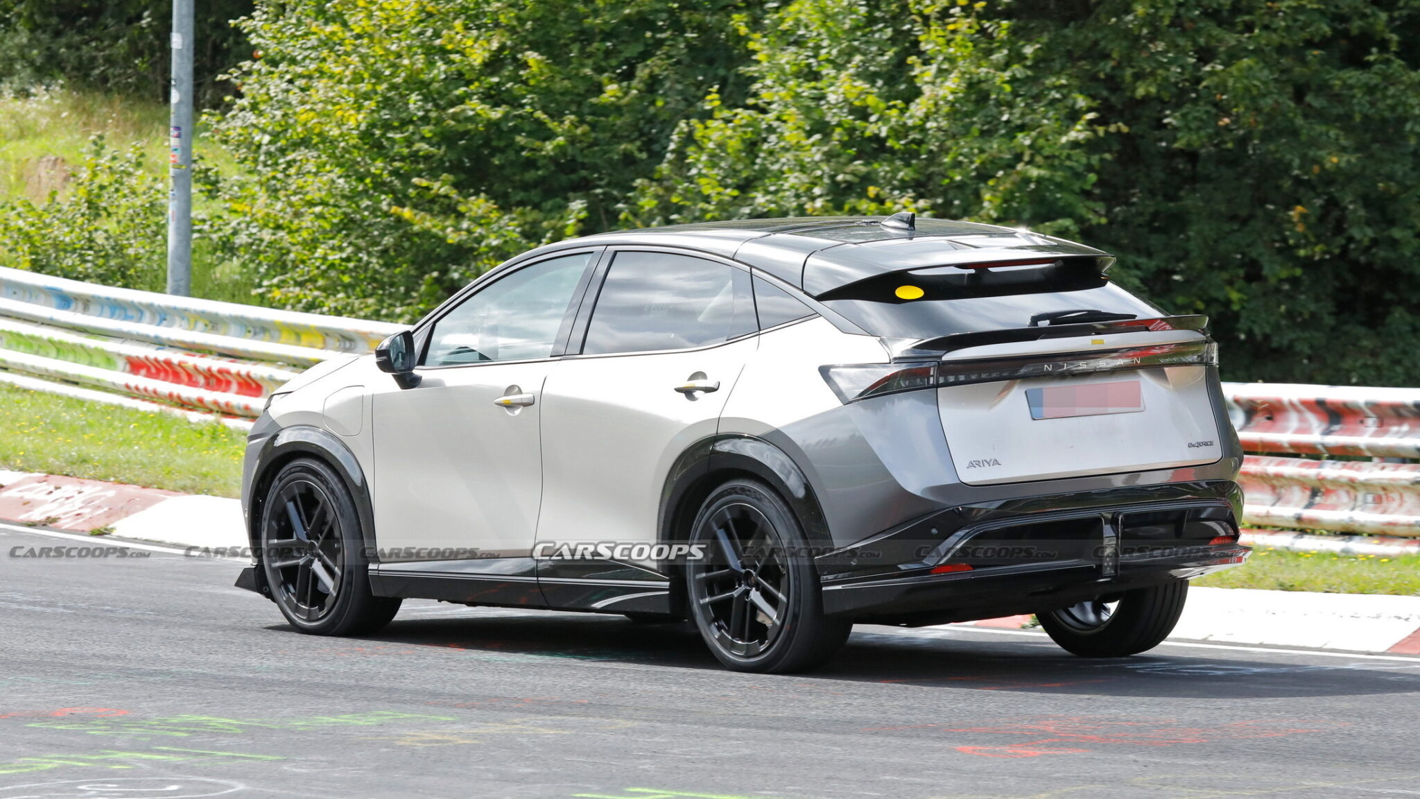 Sporty 2024 Nissan Ariya NISMO Caught Testing At The Nurburgring