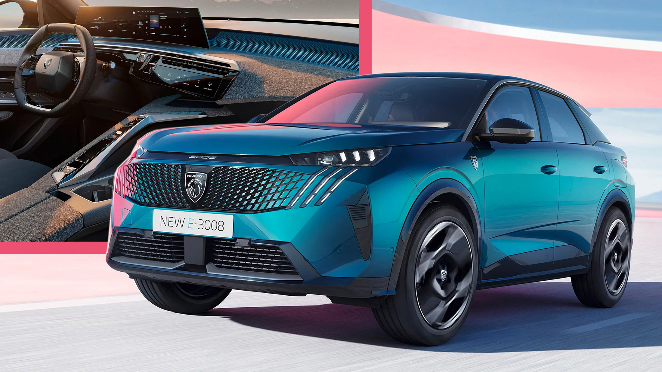 This Is The New 2024 Peugeot E-3008 Electric Coupe-SUV | Carscoops