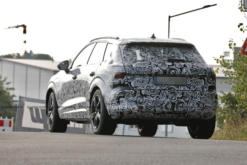 2025 Audi Q3 Spied Looking Like A Baby Q6 E-Tron With ICE Power