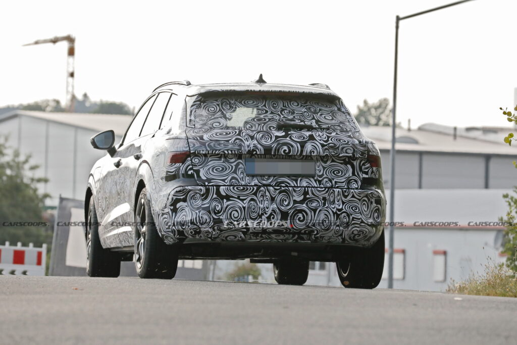 2025 Audi Q3 Spied Looking Like A Baby Q6 E-Tron With ICE Power