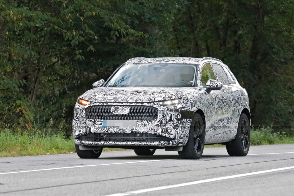 2025 Audi Q3 Spied Looking Like A Baby Q6 E-Tron With ICE Power