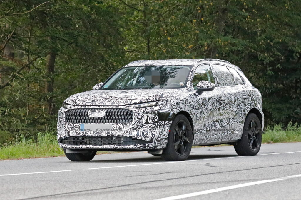 2025 Audi Q3 Spied Looking Like A Baby Q6 E-Tron With ICE Power