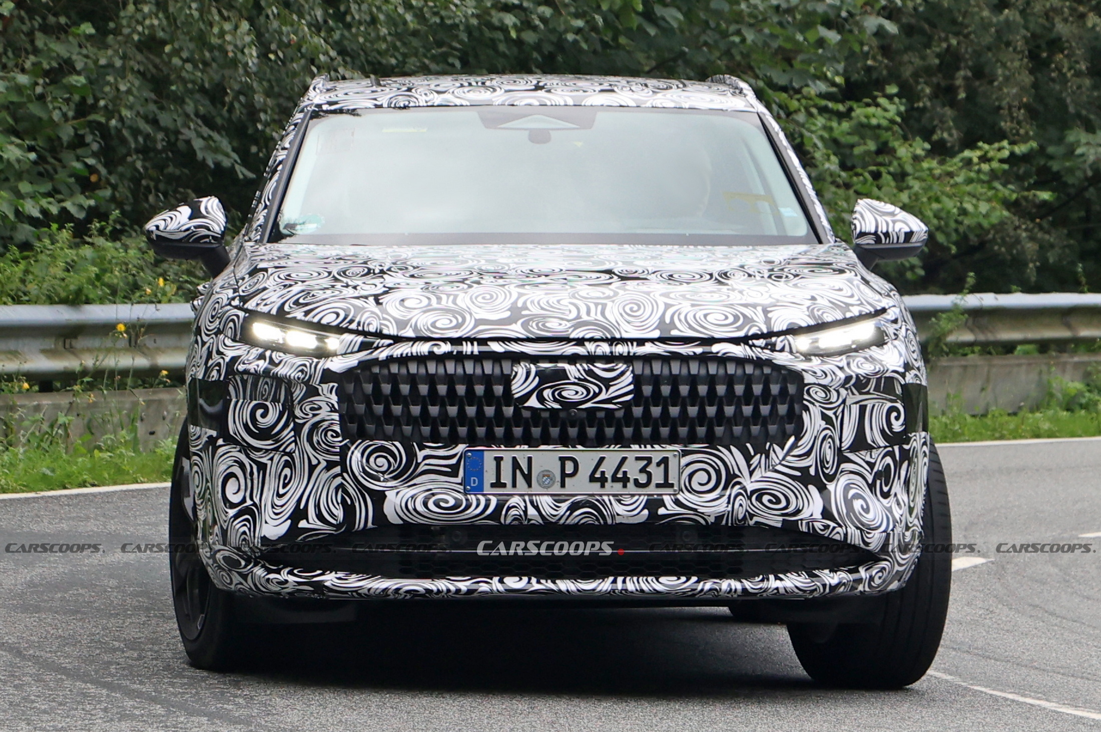 2025 Audi Q3 Spied Looking Like A Baby Q6 ETron With ICE Power Carscoops