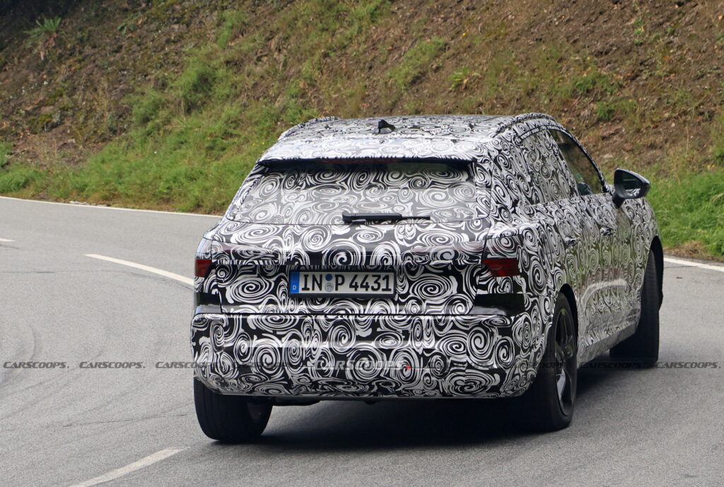 2025 Audi Q3 Spied Looking Like A Baby Q6 E-Tron With ICE Power