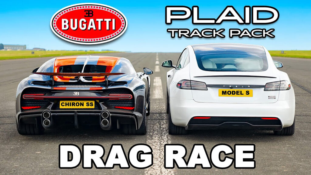 Bugatti Chiron SS v 1,800hp Lambo Huracan: DRAG RACE 