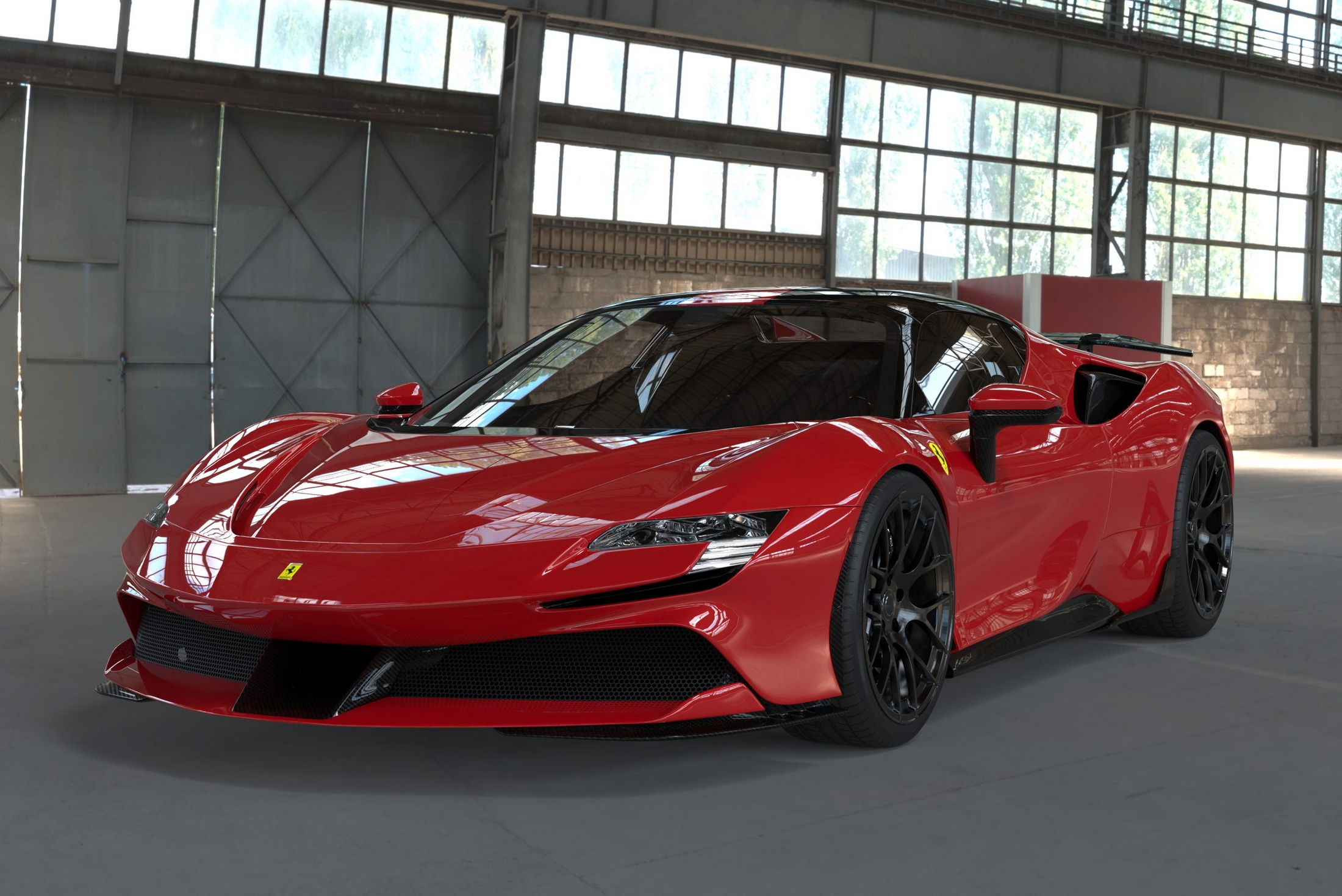 Ferrari SF90 Gains Carbon Fiber Wing, Titanium Exhaust, And More Power ...