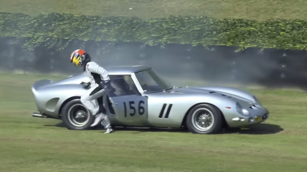  Watch A Ferrari 250 GTO Narrowly Escape Destruction After A Flash Fire