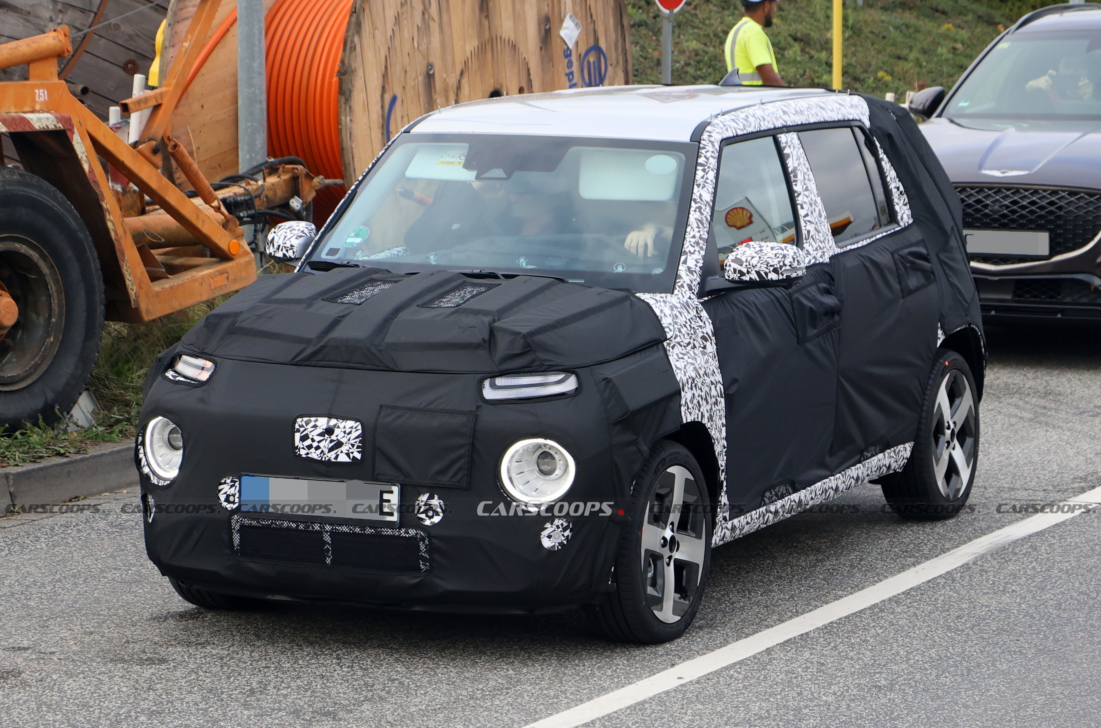 Hyundai Casper Ev Prototype Spied Testing In Europe 